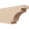 Ekena Millwork 4in. W x 8in. H x 16in. L Mediterranean Woodgrain TimberThane Rafter Tail, Primed Tan RFTUR04X08X16MEDRCPR - alternate 1